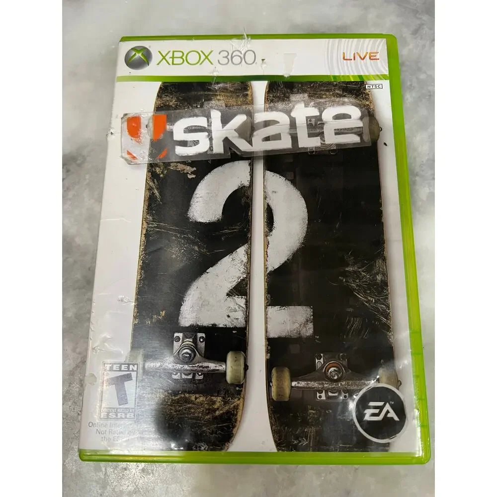 Skate 2 Microsoft Xbox 360 Game With Original Case No Manual EA NTSC